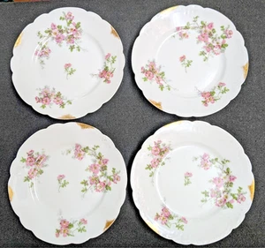 (4) Antique Limoges CORONET Mavaleix, Mandavy & Balleroy Bread Plates: Ø6.2 - Picture 1 of 6