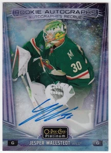 2024-25 UD O-Pee-Chee Platinum Rookie Autographs Cosmic JESPER WALLSTEDT R-JW 50 - Picture 1 of 2