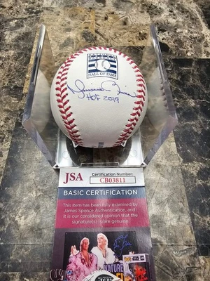 Mariano Rivera Signed Autographed Hall of Fame Baseball HOF 2019 JSA COA - Image 1 of 2