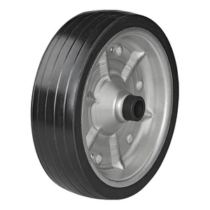 Ersatzrad Ø220x65 mm mit Vollgummi & Stahlfelge – für 300–500 kg Stützräder - Picture 1 of 5