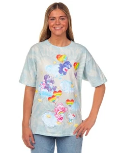 Hello Kitty and Friends x Care Bears T-Shirt Friends Unite Women's Tie-Dye Tee - Picture 1 of 4