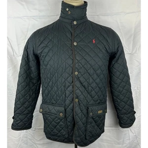 Polo Ralph Lauren Kinder Steppjacke rot Pony Logo schwarz Gr. L (14-16) - Bild 1 von 12