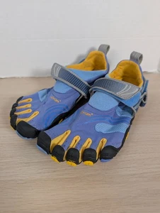 Vibram Five Fingers Water Shoes Women's Size 38 (US 7.5 - 8) Blue Yellow W3664 - Picture 1 of 11