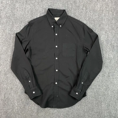 Band Of Outsiders Shirt Mens Large Black Button Down Cotton Made USA Casual - Image 1 of 4