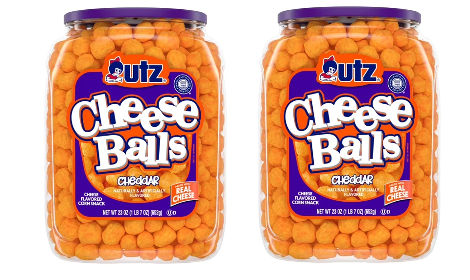 Utz Baked Cheddar Cheese Balls 28 Oz
