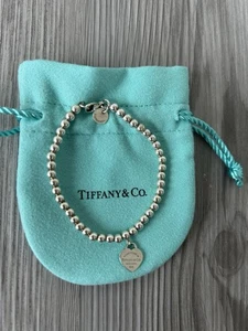 Original Tiffany & Co. Return to Tiffany Armband Herz Silber Türkis - Bild 1 von 4