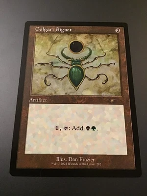 MTG Secret Lair #292 Golgari Signet Retro Frame NM - Image 1 of 2