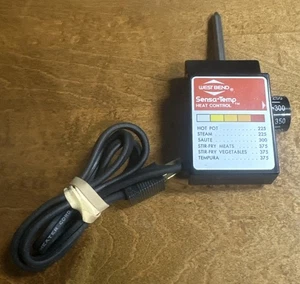 West Bend Sensa-Temp Skillet WB #1 Heat Control Probe/Cord E29583-9907 - Picture 1 of 6