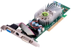 Graphics Card Point Of View NVIDIA GEFORCE 6200A 256MB VGA-6200-A1-256 AGP - Picture 1 of 2