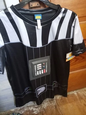Darth Vader Star Wars Shirt Child L/XL Great For Halloween Cosplay- Just For Fun - Image 1 of 4