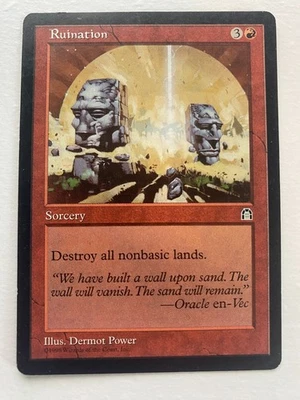 Ruination Stronghold Regular Magic the Gathering MTG Card - Image 1 of 2