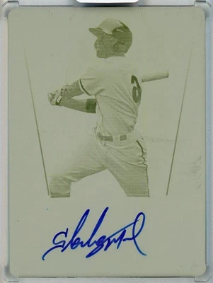 2011 LEAF Metal Draft Starling Marte Autograph (Yellow Plate) 1of1 - Image 1 of 2