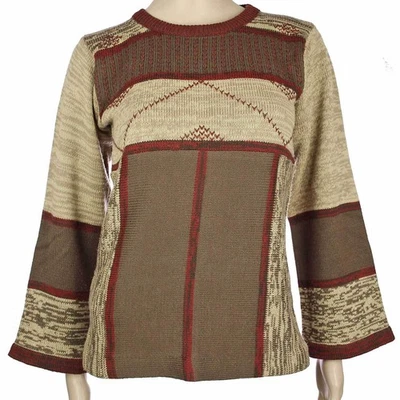 Suéter Top Bordado Boho Hippie Otoño S Manga Campana Vintage Años 70 De Colección Foto 1 de 4