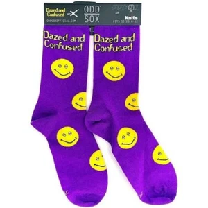 Men's Odd Sox Dazed and Confused Crew Socks - Picture 1 of 2