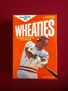 1985, Pete Rose,"Autographed" (Mounted Memories) Wheaties Box (Scarce / Vintage)