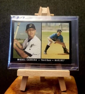 2003 Bowman Heritage #161 Miguel Cabrera Black Border SP Rookie Card 3000+ - Picture 1 of 2