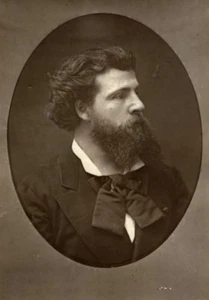 Frankreich Autor Edouard Pailleron Old Woodburytype Photo Carjat 1875 - Bild 1 von 3