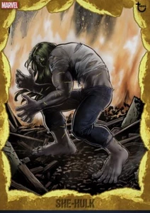 [DIGITAL CARD] Topps Marvel - She-Hulk - Rough Rugged 21 S1 - Gold Aftermath - Picture 1 of 1