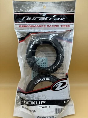 Lockup 1/8 Buggy Tires C2 (2) Duratrax DTXC3715 - New In Package - Image 1 of 4