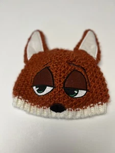 Zootopia Nick Wilde Knit Beanie Hat Authentic Disney One Size Fits All - Picture 1 of 5