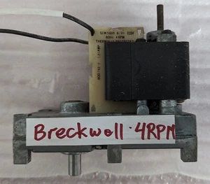 1 of - USED - Breckwell Auger Drive Motor, 4 RPM Clockwise, C-E-010 - 3C02 - Picture 1 of 8