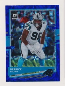 Mira telescópica Panini Donruss Optic Blue Prizm #114 Derrick Brown RC 2020 - Panthers - Imagen 1 de 2
