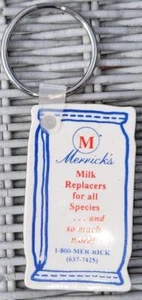Lote de 5 llaveros publicitarios reemplazadores de leche Merricks - Imagen 1 de 1