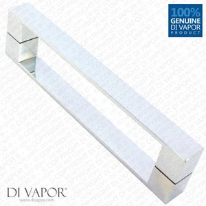 Di Vapor (R) 160mm Solid Stainless Steel Shower Door Handle | 16cm Hole to Hole