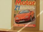MOTOR 1987.BMW Z1.Vauxhall Senater test.Peugeot 405 SRi .test.Lancer GLX estate