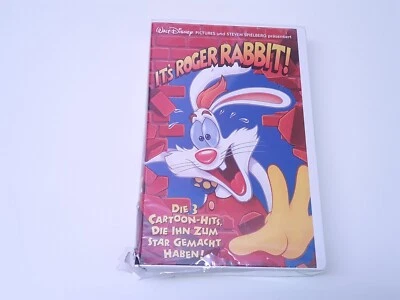 It's Roger Rabbit! VHS German PAL Disney Video Cartoon NEU OVP Hülle beschädigt - Bild 1 von 4