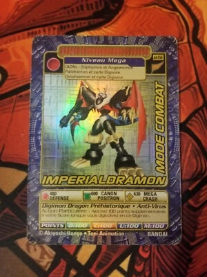 Imperialdramon Combat Mode HOLO FOIL - Digimon Digi-Battle Card - JD-156 FRENCH - Image 1 of 2