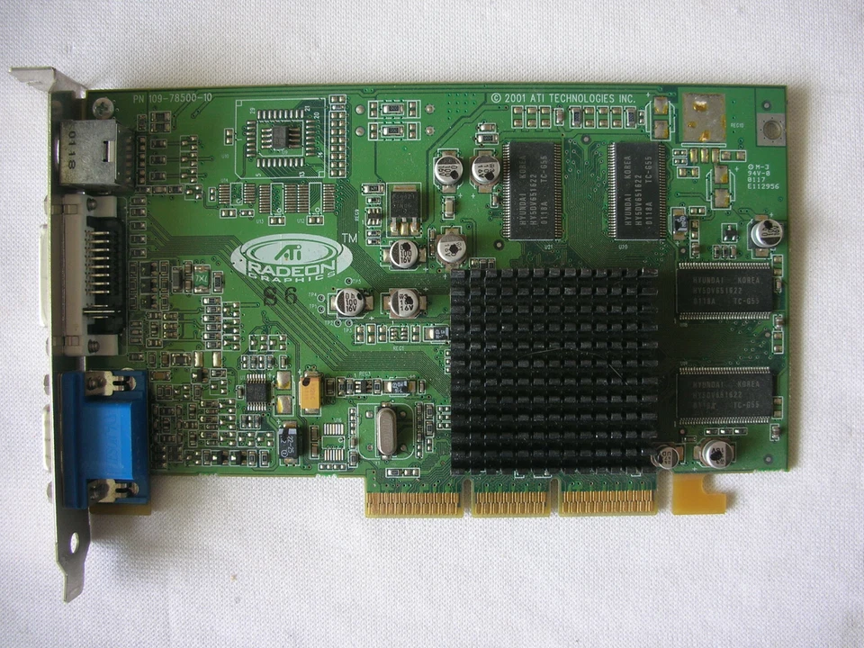 ATI Radeon 7000 RV100 109-78500-00 VGA DVI Svid-Out AGP - Image 1 of 1