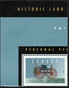 Canada sc#1490a Historic Land Vehicules - 1: H.S. Taylor Steam Buggy, Mint-NH - Picture 1 of 2
