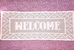 Tapete de bienvenida de ganchillo - Imagen 1 de 1