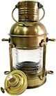 Lampe à huile nautique antique en laiton kérosène lampe d'expédition bateau huile lanterne suspendue cadeau