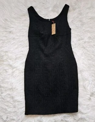 Vestido de cóctel negro Zac Posen talla 6 cremallera trasera hasta la rodilla  Foto 1 de 3