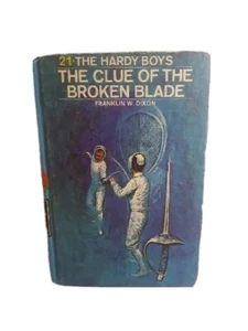 THE HARDY BOYS #21 - THE CLUE OF THE BROKEN BLADE Book 1970 Vintage - Picture 1 of 13
