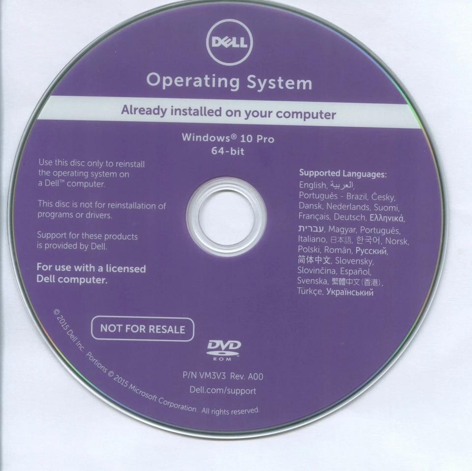 Windows 10 Professional 64 bit Installation repair recovery DVD Disk - Image 1 of 1