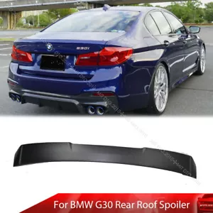 2017-2023 Unpainted Fit For BMW 5-Series G30 4D Sedan V Type Rear Roof Spoiler - Bild 1 von 5