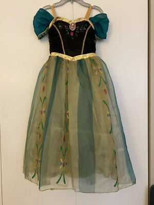 DISNEY FROZEN PRINCESS ANA COSTUME HALOWEEN, BIRTHDAY, COSTPLAY  SIZE 7/8 - Image 1 of 4