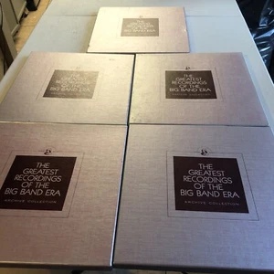 THE GREATEST RECORDINGS OF THE BIG BAND ERA LOT OF (5) SET THE FRANKLIN MINT RED - Picture 1 of 6