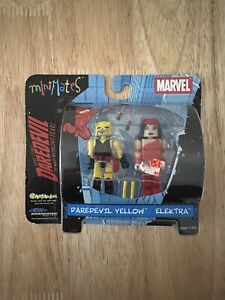 Daredevil Marvel Minimates Daredevil Yellow & Elektra Figures Art Asylum DMG BOX