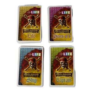 Game Parts Pieces Life Pirates Caribbean Worlds End Milton Bradley Cards Only