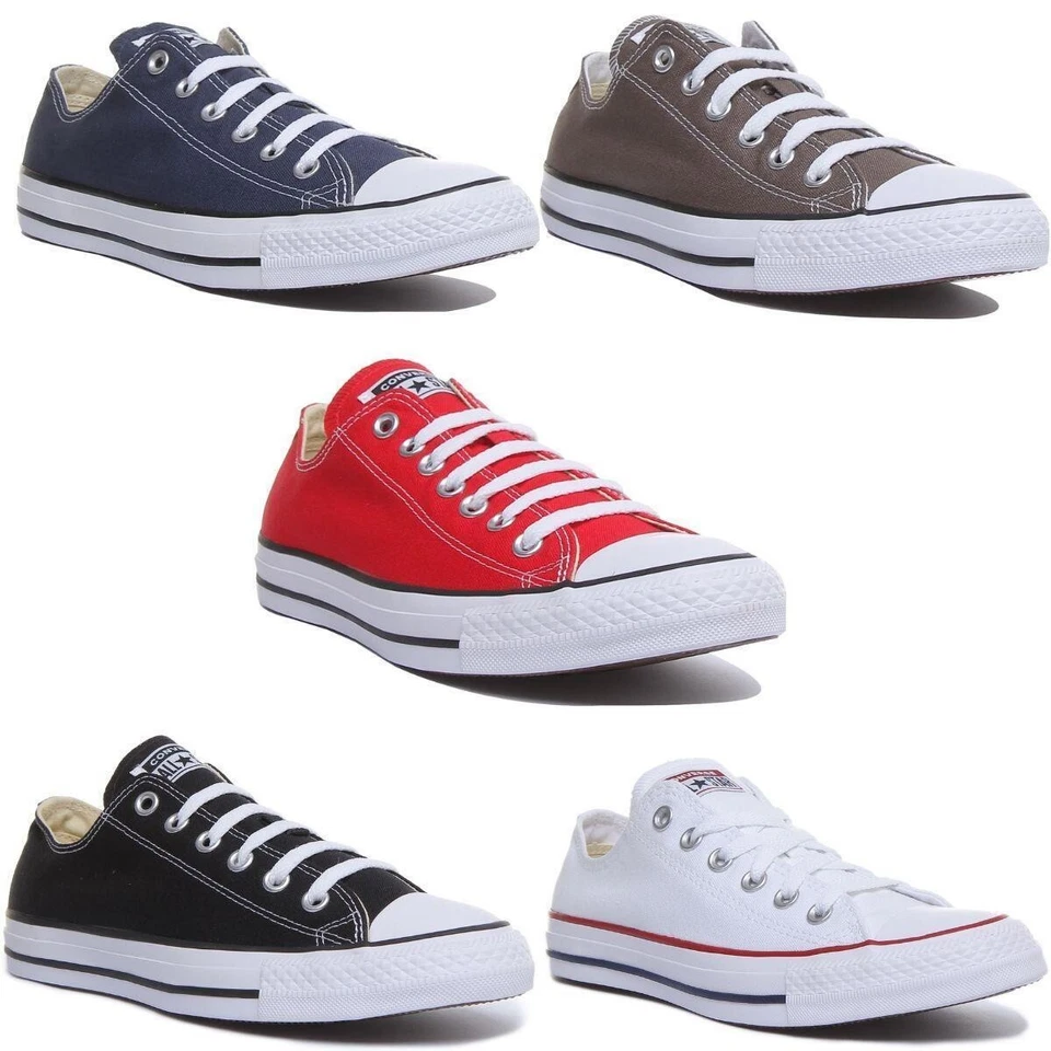 Converse 1J794 Ox All Star Core Lace Up Sneakers Uomo In Carbone UK 7 - 13 - Immagine 1 di 1