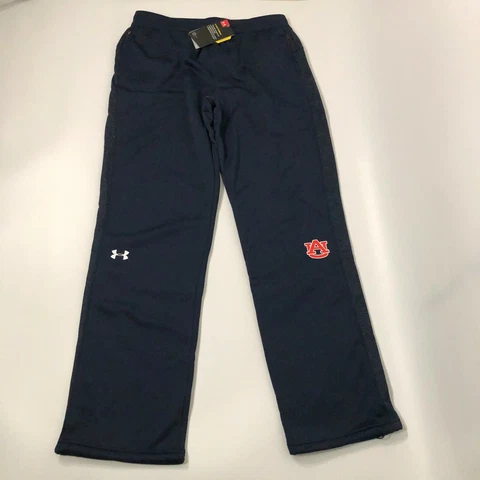 Auburn Tigers Under Armour Womens Sweatpants M Medium Navy Coldgear Loose NWT Cover