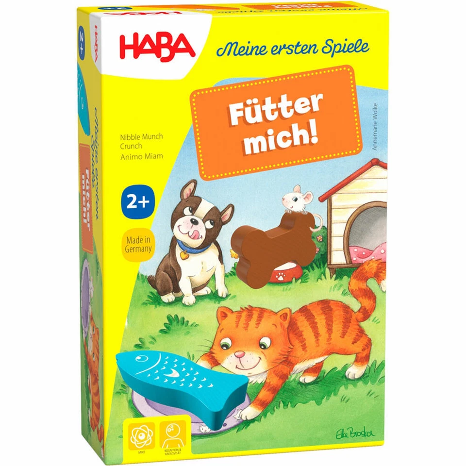 HABA Meine ersten Spiele - Fütter mich! Memospiel Kinderspiel ab 2 Jahren - Bild 1 von 1