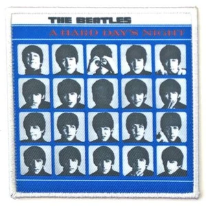 LICENCIA OFICIAL - LOS BEATLES - DURO DÍA NOCHE COSER EN PARCHE LENNON - Imagen 1 de 1