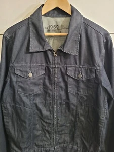 Gap 1969 Jean Jacket Unisex Large Denim Coat Cotton Full Zip Casual - Picture 1 of 13