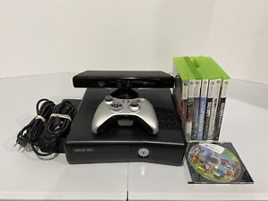 Microsoft Xbox 360 S Slim Black 250GB Console Bundle 8 Games & Kinect #2