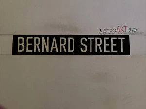 Edinburgh Vintage Rare Bus Blind 1512 28” - Gift - Bernard Street - Picture 1 of 12